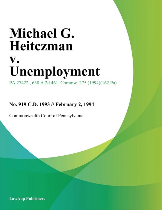 Michael G. Heitczman v. Unemployment