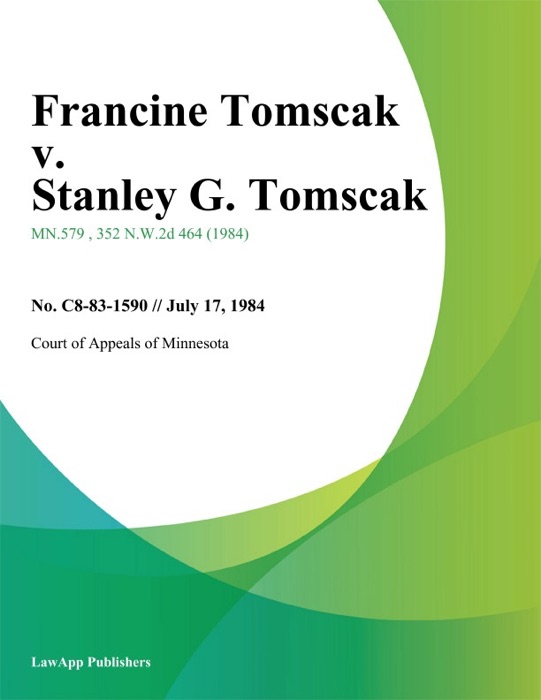 Francine Tomscak v. Stanley G. Tomscak