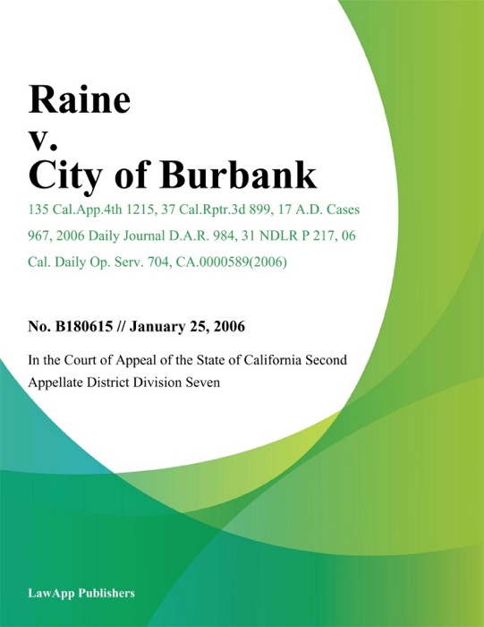 Raine v. City of Burbank