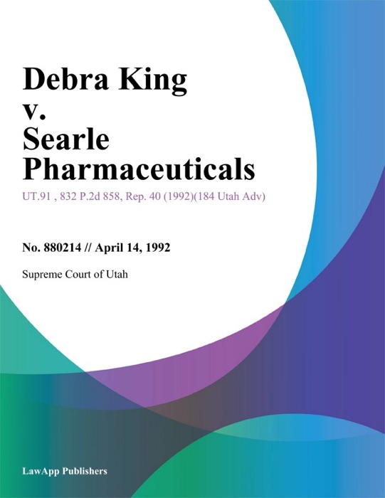 Debra King v. Searle Pharmaceuticals