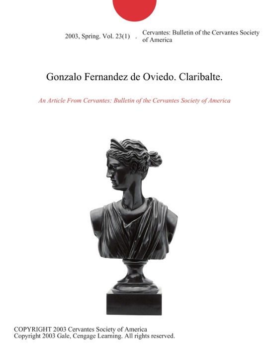 Gonzalo Fernandez de Oviedo. Claribalte.