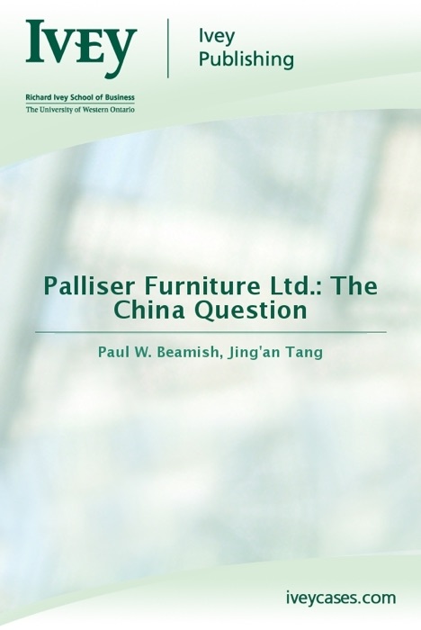 Palliser Furniture Ltd.: The China Question