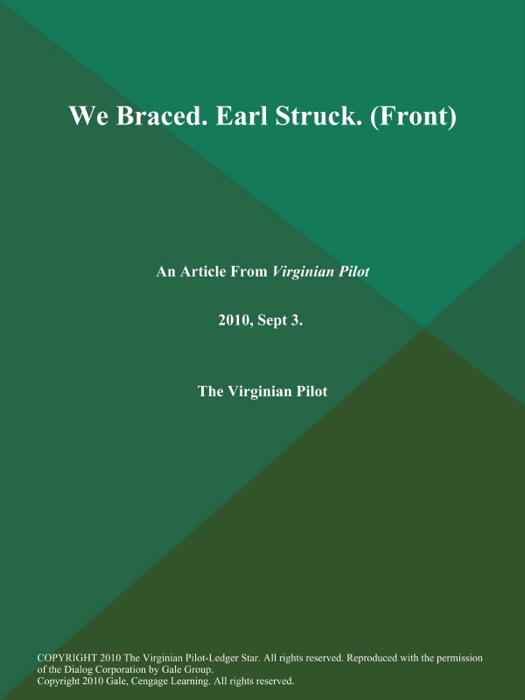 We Braced. Earl Struck (Front)