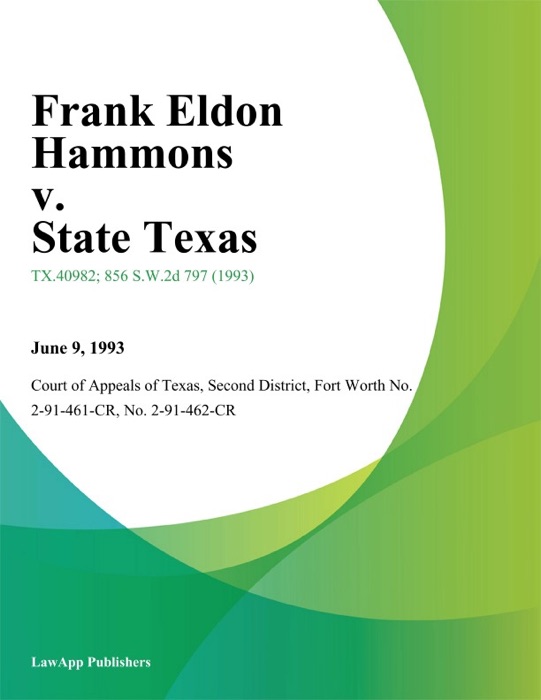 Frank Eldon Hammons v. State Texas