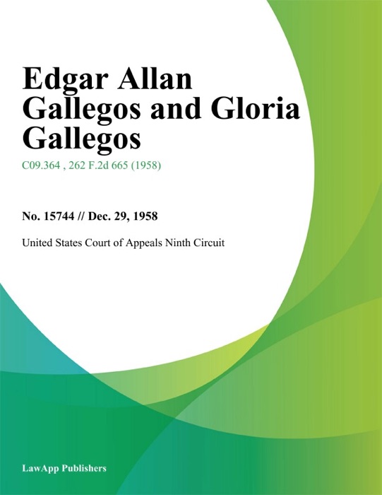 Edgar Allan Gallegos and Gloria Gallegos