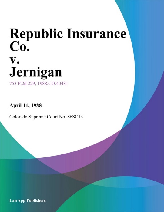 Republic Insurance Co. V. Jernigan