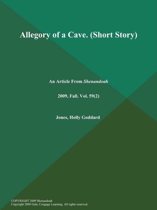 Allegory of a Cave (Short Story)