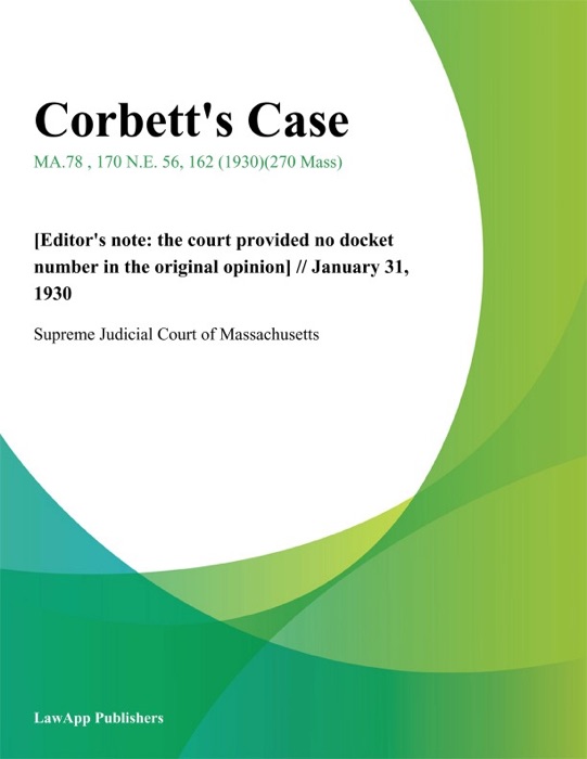 Corbett's Case