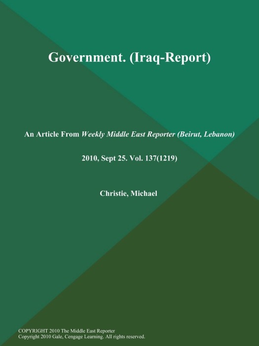 Government (Iraq-Report)