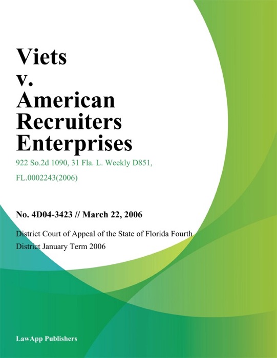 Viets v. American Recruiters Enterprises