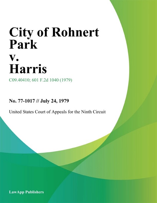 City of Rohnert Park v. Harris