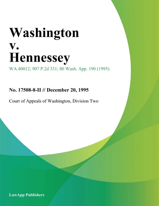 Washington v. Hennessey