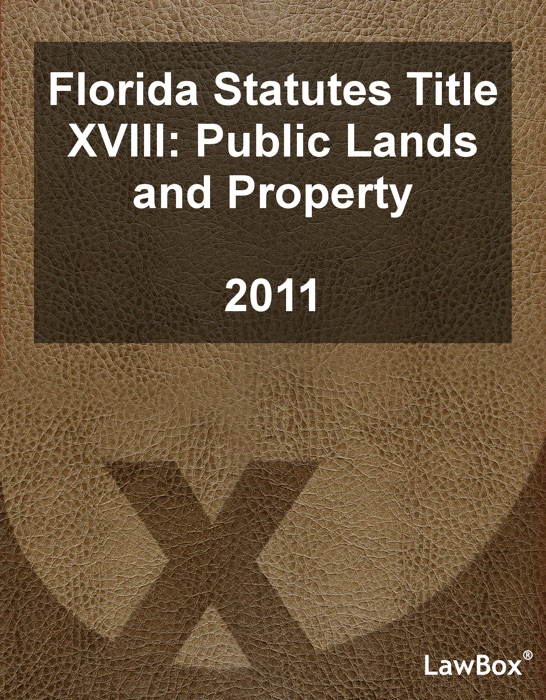 Florida Statutes Title XVIII 2011