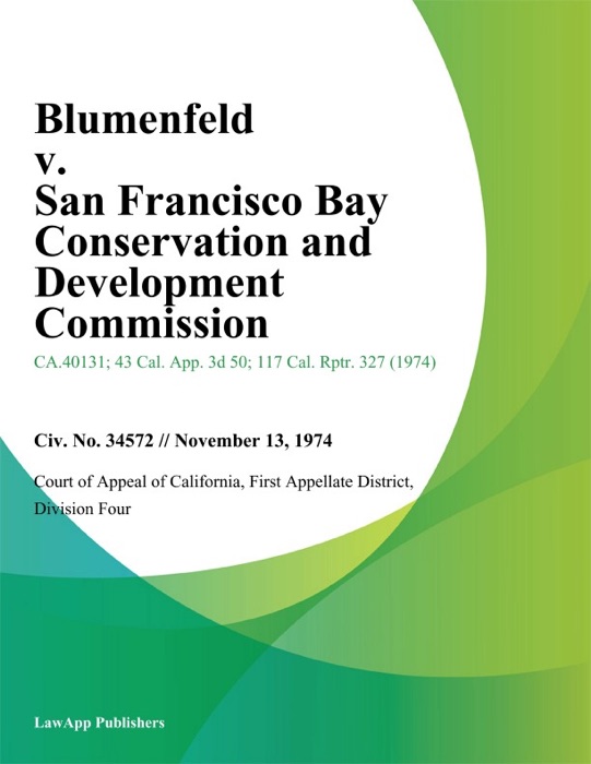 Blumenfeld v. San Francisco Bay Conservation and Development Commission