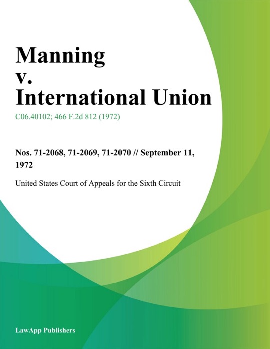 Manning V. International Union