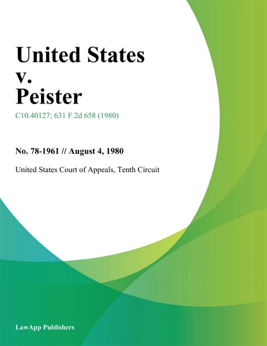 United States v. Peister