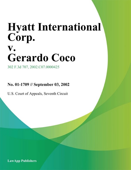 Hyatt International Corp. V. Gerardo Coco