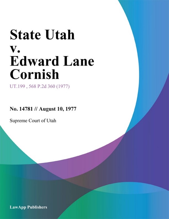 State Utah v. Edward Lane Cornish