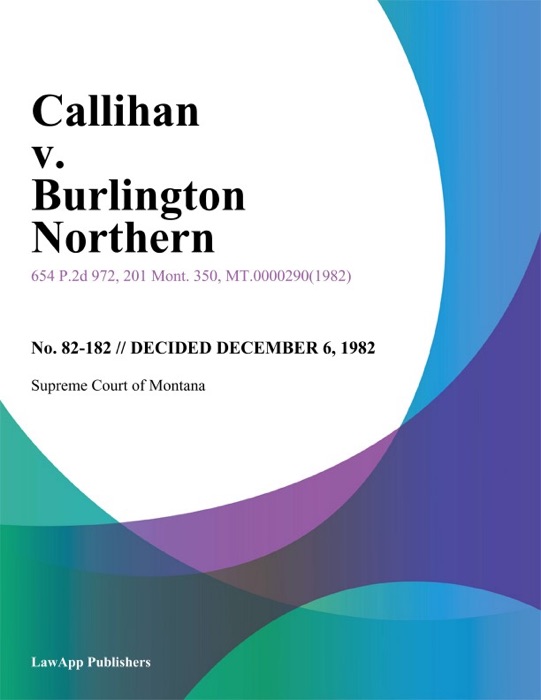 Callihan v. Burlington Northern