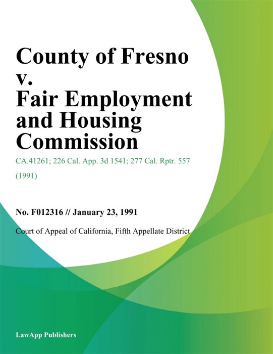County of Fresno v. Fair Employment and Housing Commission