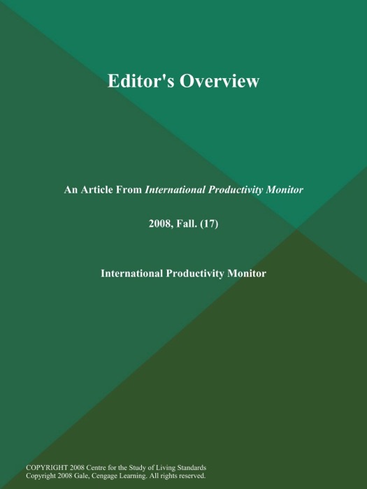 Editor's Overview