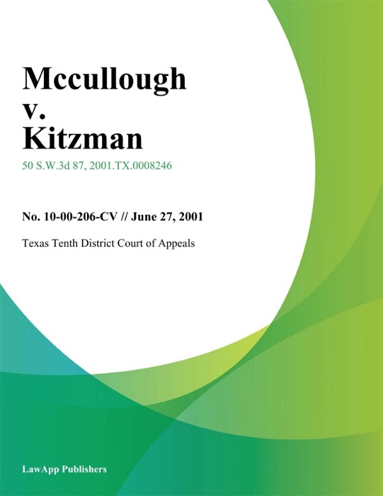 Mccullough v. Kitzman