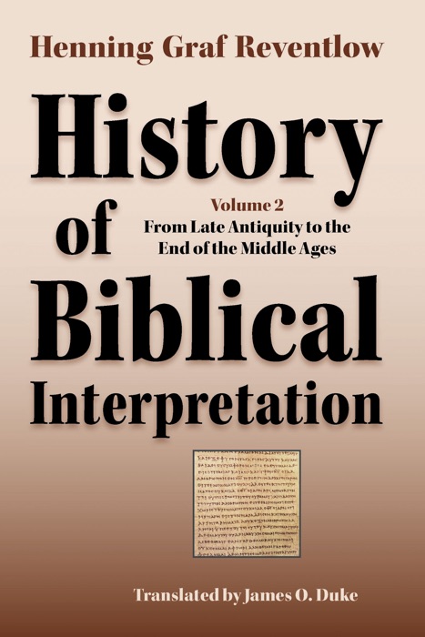 History of Biblical Interpretation