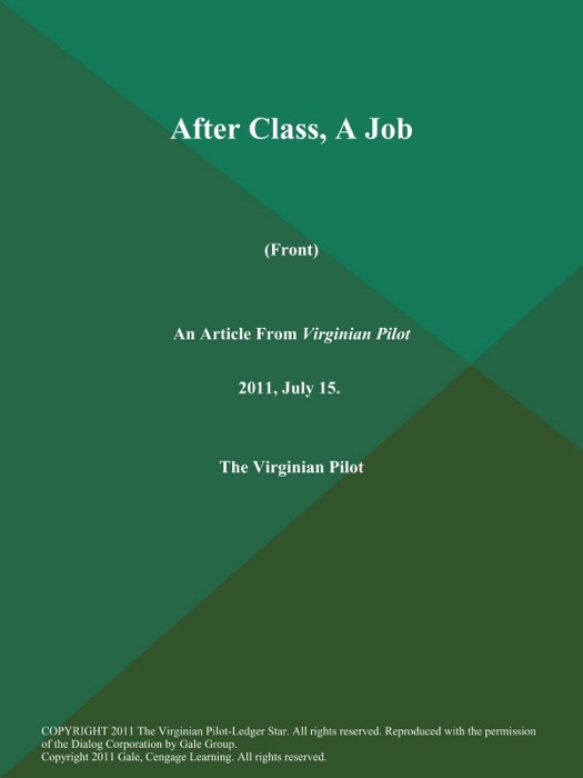 After Class, A Job (Front)