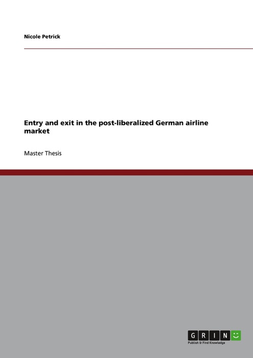 Entry and exit in the post-liberalized German airline market