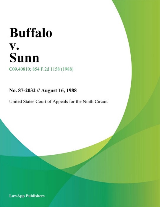 Buffalo V. Sunn