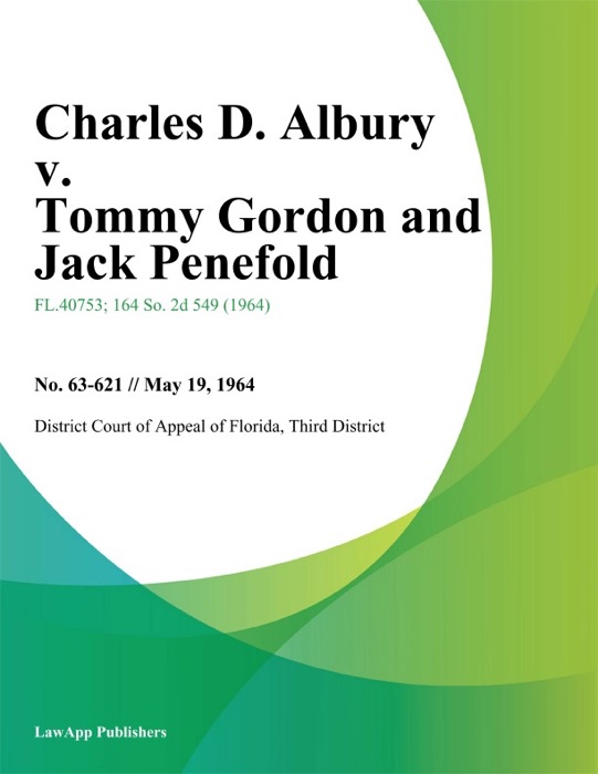 Charles D. Albury v. Tommy Gordon and Jack Penefold