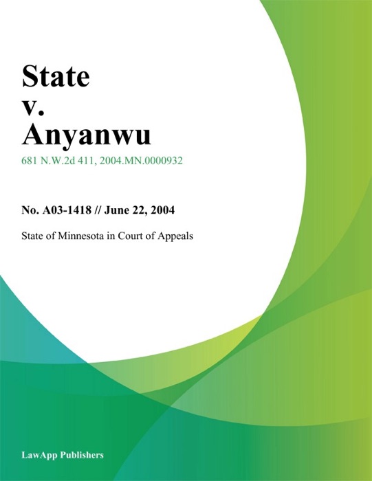 State V. Anyanwu