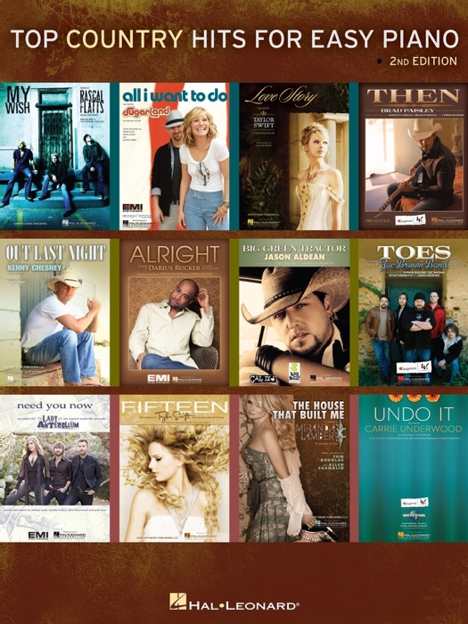 Top Country Hits for Easy Piano  (Songbook)
