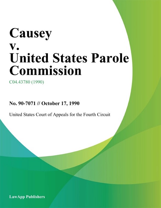 Causey v. United States Parole Commission