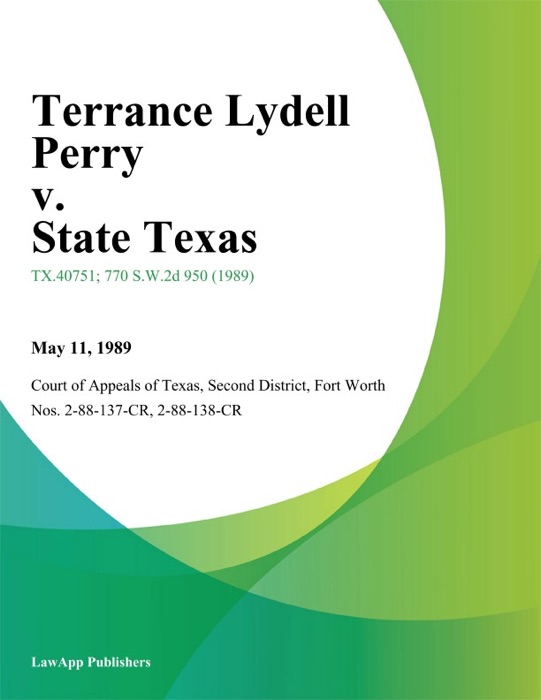 Terrance Lydell Perry v. State Texas