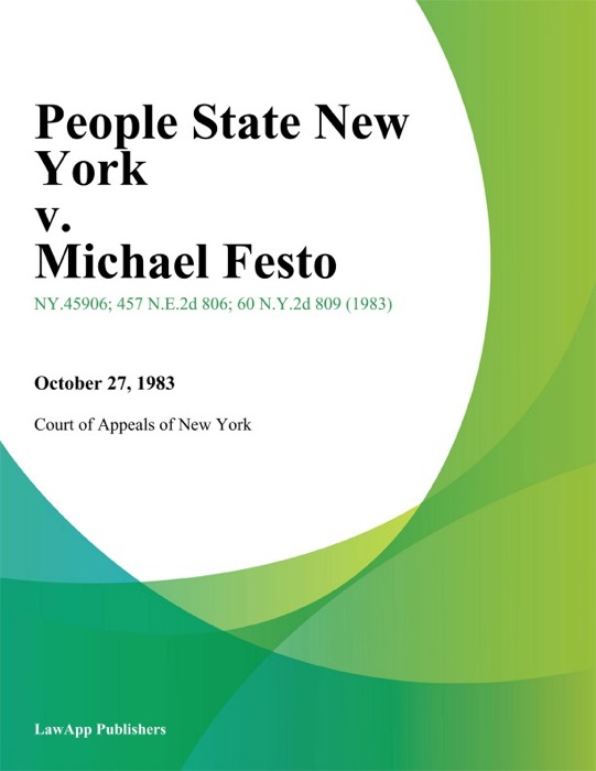 People State New York v. Michael Festo