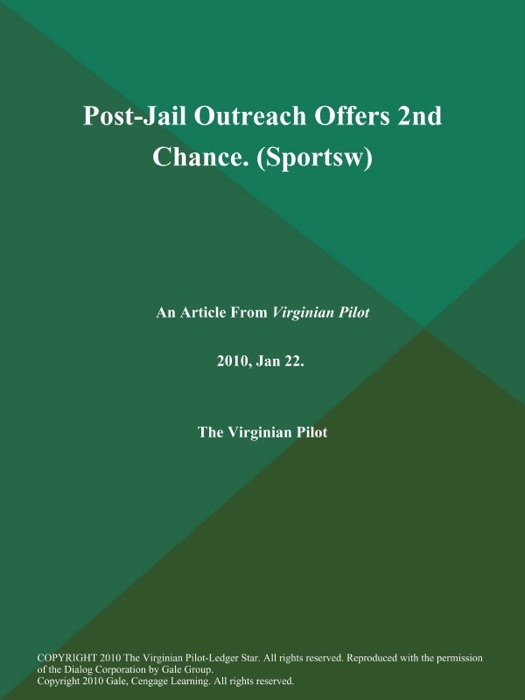 Post-Jail Outreach Offers 2nd Chance (Sportsw)