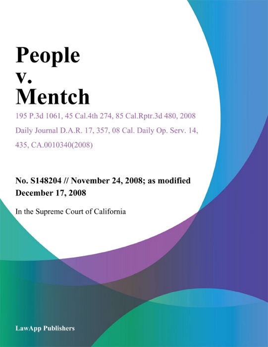 People v. Mentch