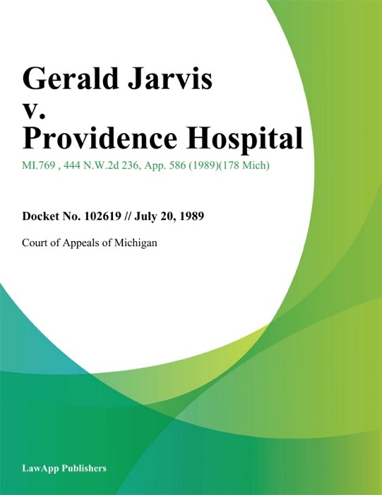 Gerald Jarvis v. Providence Hospital