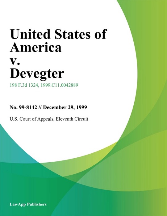 United States Of America V. Devegter