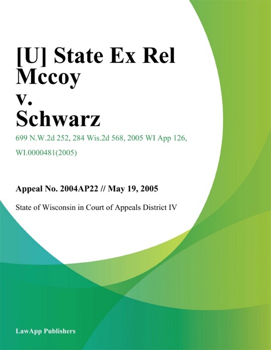 State Ex Rel Mccoy v. Schwarz