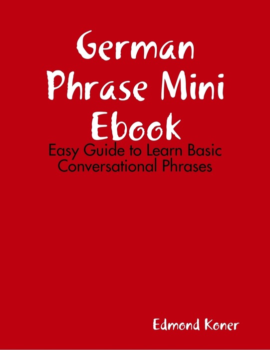 German Phrase Mini Ebook