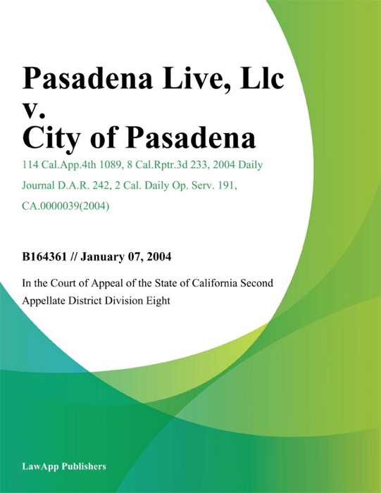 Pasadena Live