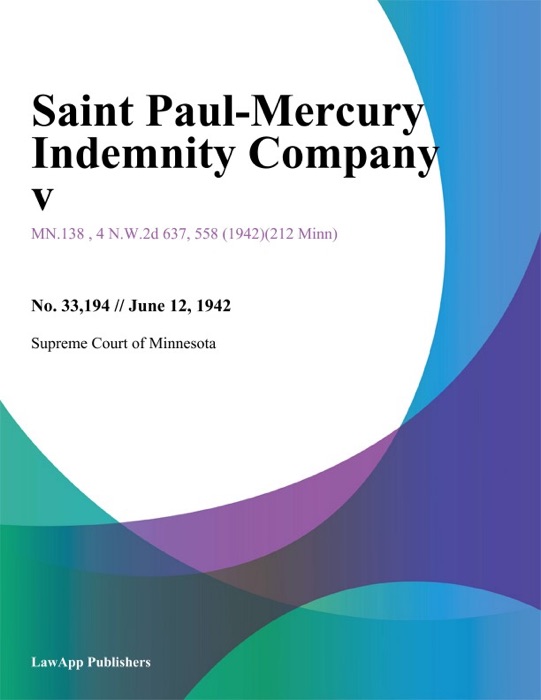 Saint Paul-Mercury Indemnity Company V.