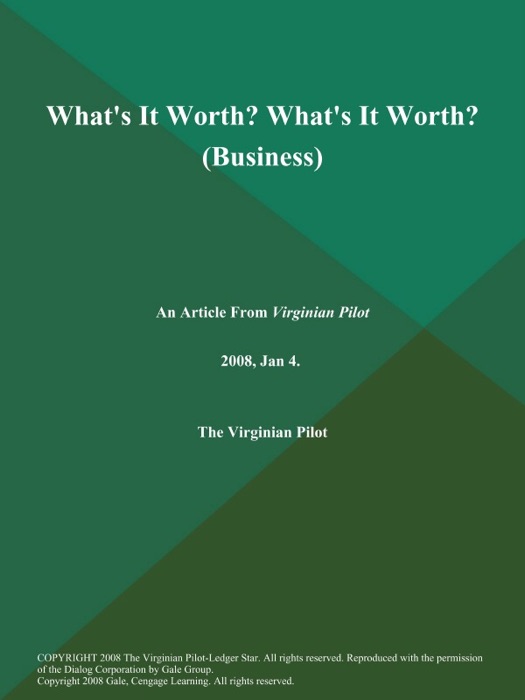 What's It Worth? What's It Worth? (Business)