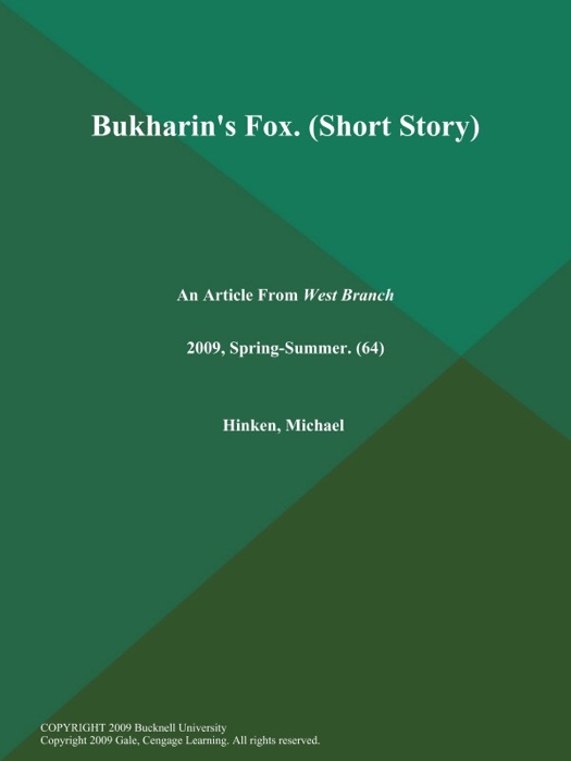 Bukharin's Fox (Short Story)