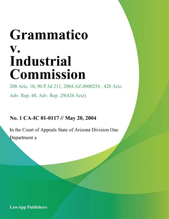 Grammatico V. Industrial Commission