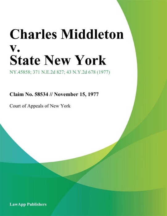 Charles Middleton v. State New York