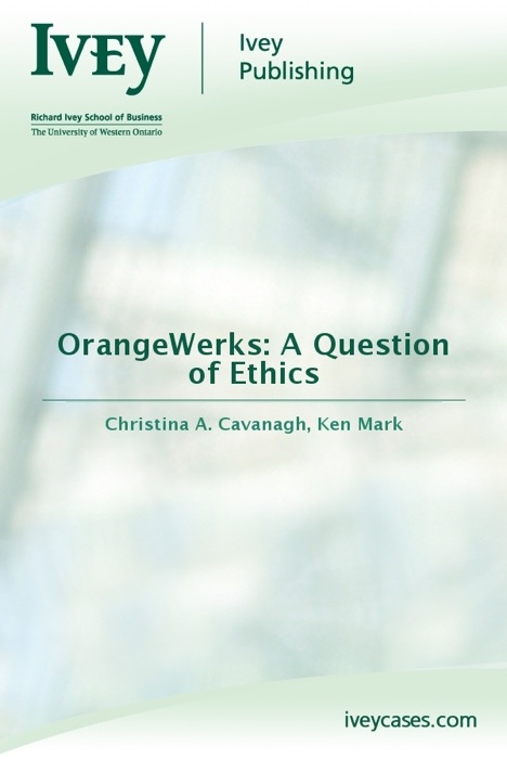 OrangeWerks: A Question of Ethics