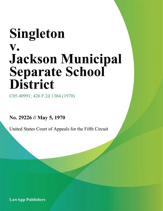 Singleton v. Jackson Municipal Separate School District